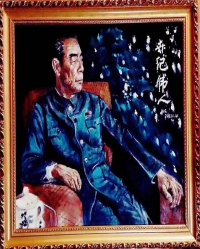 油畫作品——周恩來